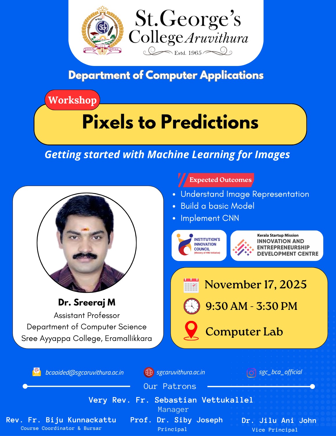 Workshop - Pixels to Predictions